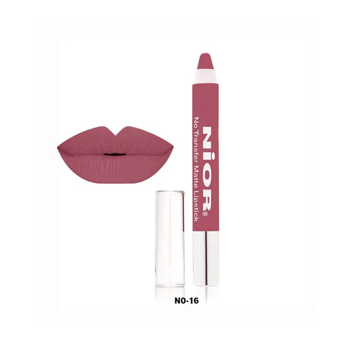 01dc549c4b542384a8a850fe638cffec.webp Nior No Transfer Matte Lipstick 16 - Image 1