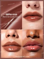Pout-Perfect Shine Lip Plumper-Sepia Kiss - Image 2