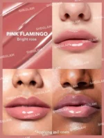 Pout-Perfect Shine Lip Plumper-Pink Flamingo - Image 2