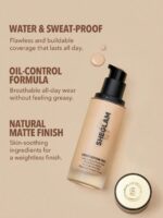 Sheglam Complexion Pro Long Lasting Breathable Matte Foundation Bamboo - Image 3