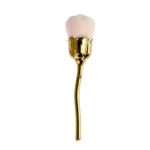 Single Makeup Powder Brush Silky Rose Flower Shaped