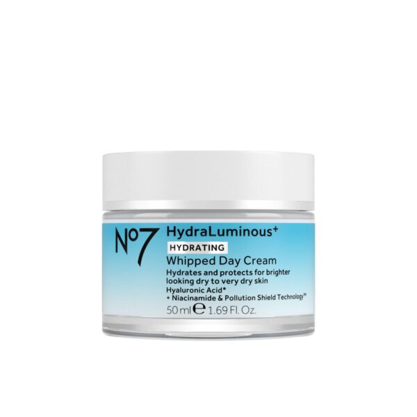 No7 HydraLuminous+ Hydrating Whipped Day Cream 50 ml