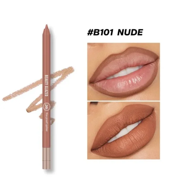 Beauty Glazed Waterproof & Long Lasting Lip Liner - B101 Nude
