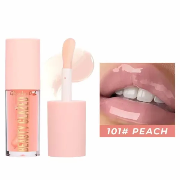 Beauty Glazed Glow Lip Oil Peach 101