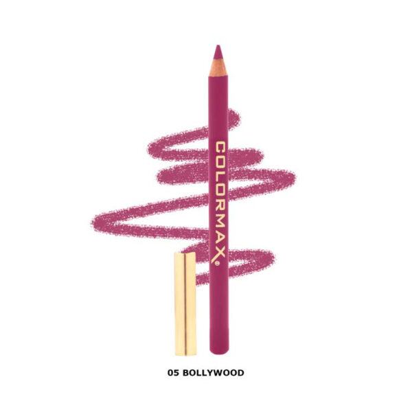Colormax Satin Glide Long Lasting Lip Liner Pencil - 05 Bollywood