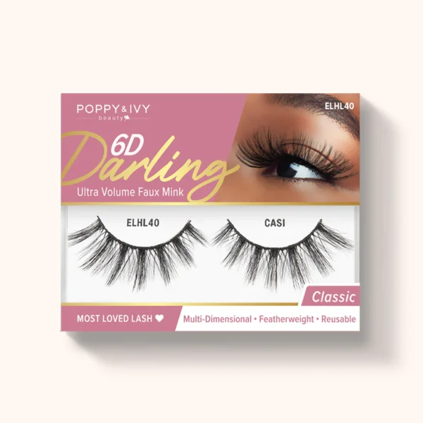 Absolute New York Poppy & Ivy 6D Darling Lashes ELHL40 Casi