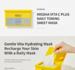 Missha Vita C Plus Daily Toning Sheet Mask 30 pcs - Image 3