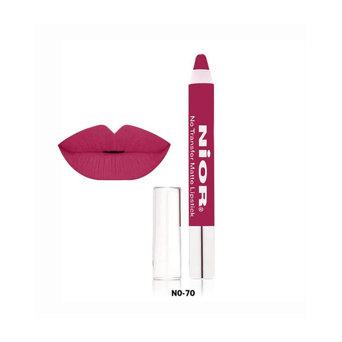 Nior-No-Transfer-Matte-Lipstick-Shade-70.jpg Nior No Transfer Matte Lipstick-70 - Image 1