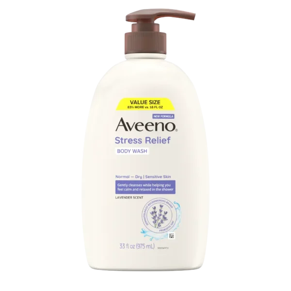 Aveeno Skin Relief Dry Skin Body Wash - Lavender - 975ml