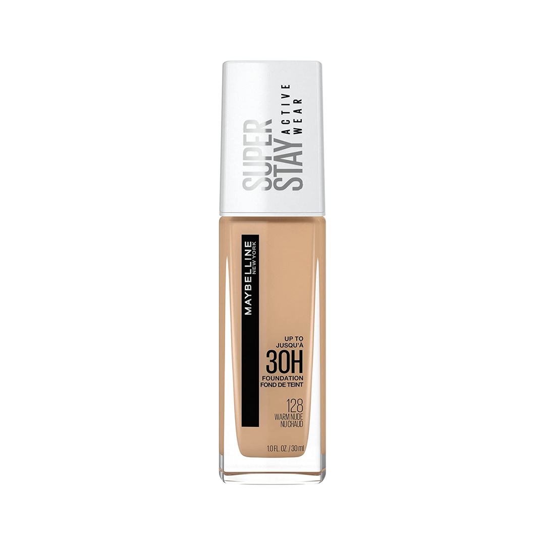 Super-30-Hr-Stay-Full-Coverage-Liquid-Foundation-128-Warm-Nude.png Maybelline SuperStay Full Coverage Foundation 30h 128 Warm Nude - Image 1
