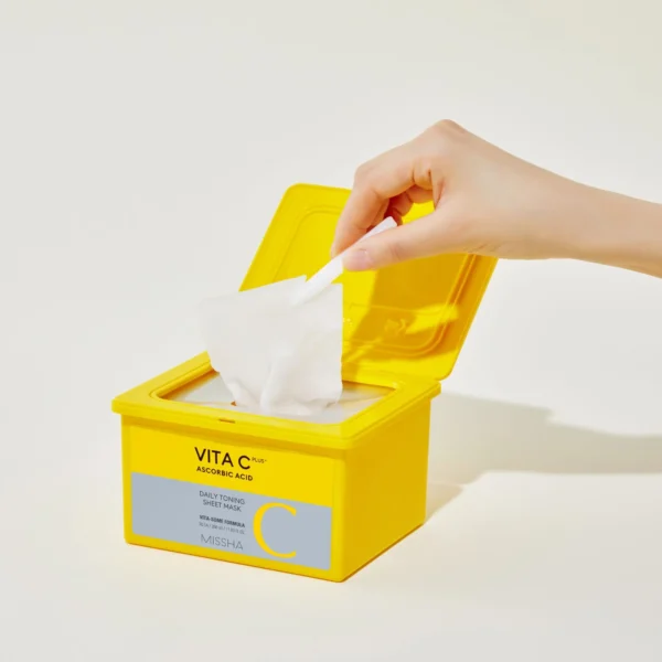 Missha Vita C Plus Daily Toning Sheet Mask 30 pcs