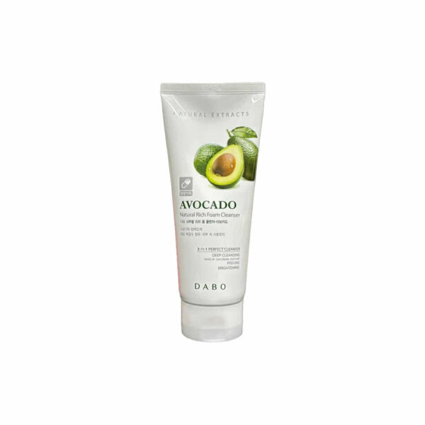 Dabo Natural Rich Foam Cleanser Avocado 180 ml