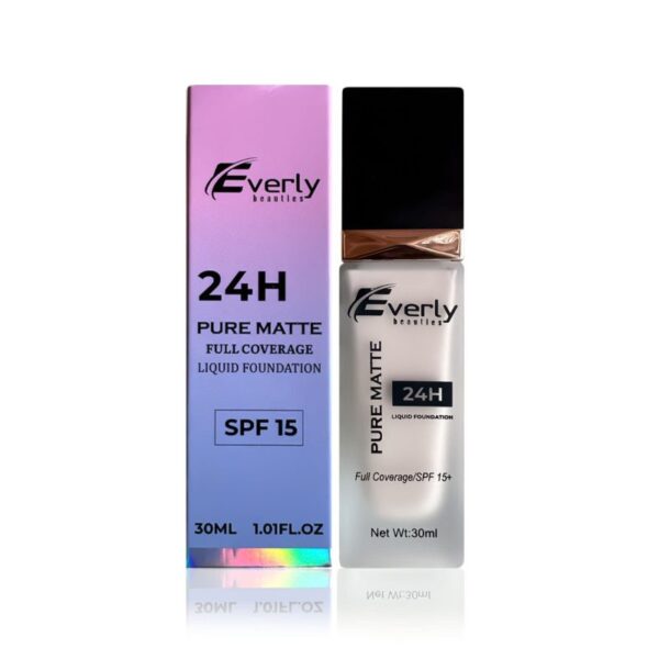 Everly Beauties Pure Matte Full Coverage Foundation - Beige