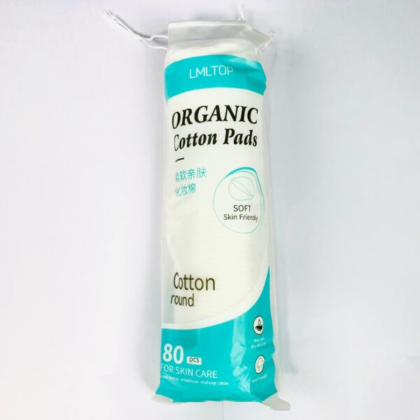 LMLTOP Organic cotton pad round 80 pcs PO