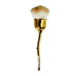 Single Makeup Powder Brush Silky Rose Flower Shaped - Image 2