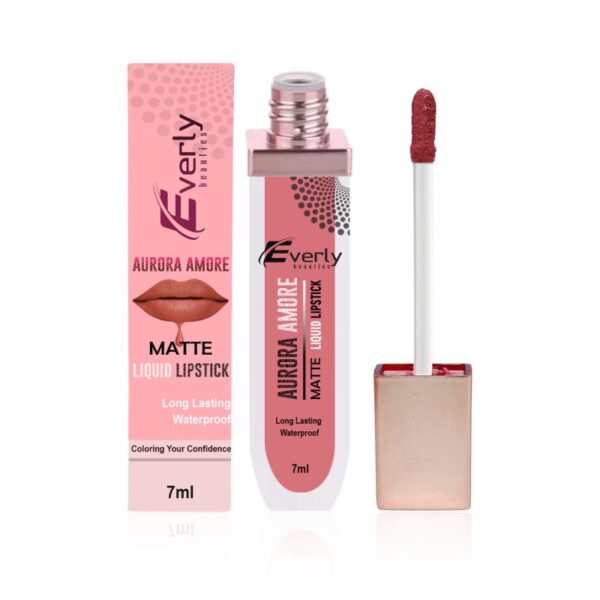 Everly Beauties Aurora Matte Liquid Lipstick - Latte Luxe