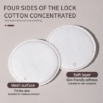 LMLTOP Double Faced Cosmetics Cotton Pad 80pcs - Image 3