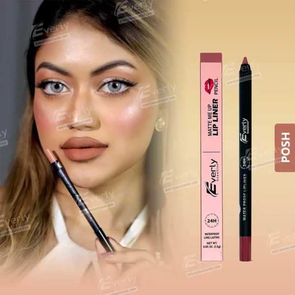 Everly Beauties 24H Waterproof Lip Liner - Posh