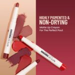 Swiss Beauty Matte Cat Lip Crayon 13 Red Chill - Image 2