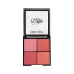 Swiss Beauty All Day Flush Blush Palette 4 Color 01 The Cheeky Edit - Image 2