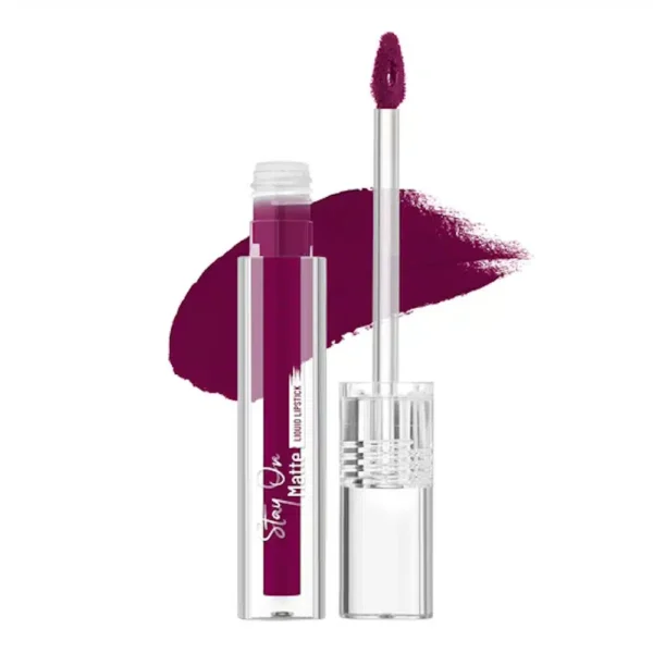 Swiss Beauty All Day Liquid Lipstick Classic Purple 13