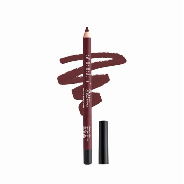 Swiss Beauty Bold Matt LipLiner Maroon 02