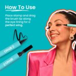 Swiss Beauty Craze Eyeliner Stamp Duo Black - Image 3