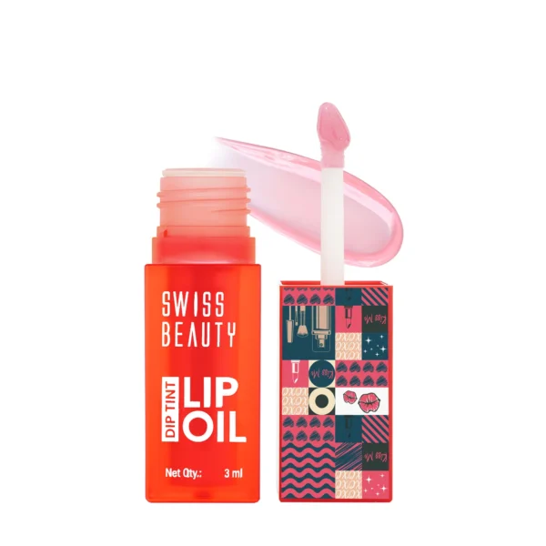 Swiss Beauty Dip Tint Lip Oil - 01 Strawberry