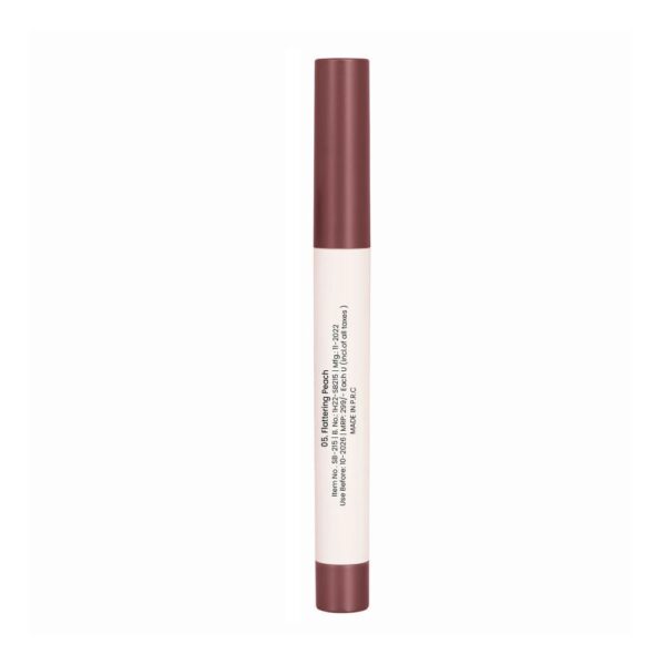 Swiss Beauty Matte Cat Lip Crayon 05 Flattering Peach