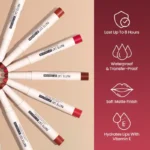 Swiss Beauty Matte Cat Lip Crayon 11 Wild Rose - Image 3