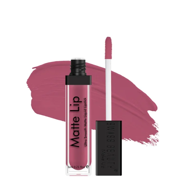Swiss Beauty Matte Liquid Lipstick 12 Mouve Pink