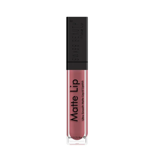 Swiss Beauty Matte Liquid Lipstick Deep 22 Real Nude