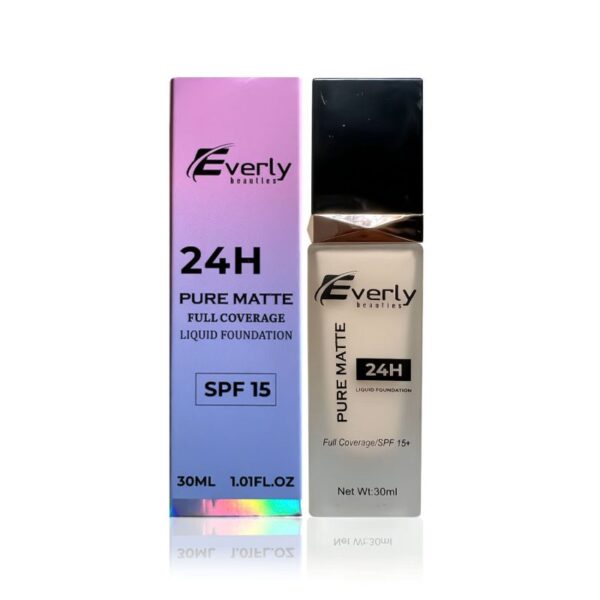 Everly Beauties Pure Matte Full Coverage Foundation - Warm Nude